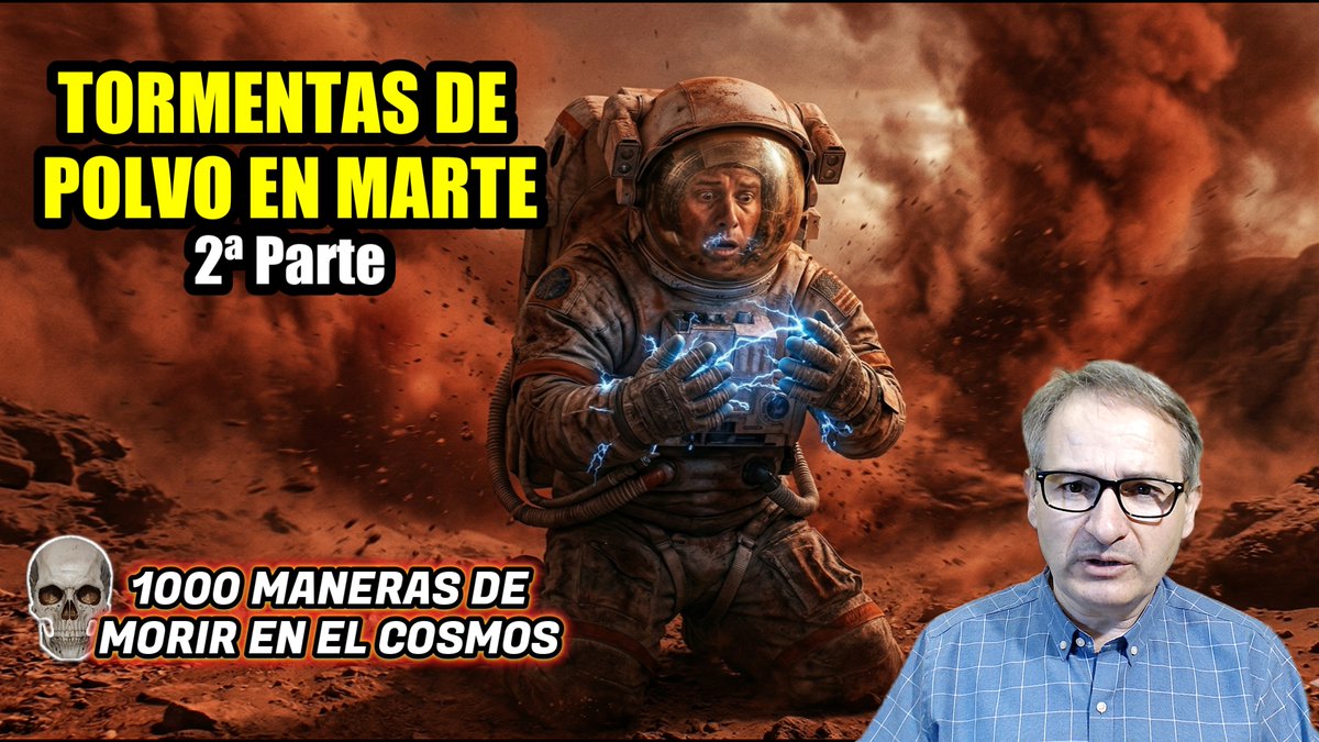 ExoPlanetascom's tweet image. Vídeo Ciencia ❇️ youtu.be/O6PxMAjmtFQ
¿Por qué son tan terribles las TORMENTAS de POLVO en MARTE? 2ª Parte
#mars #nasa #space