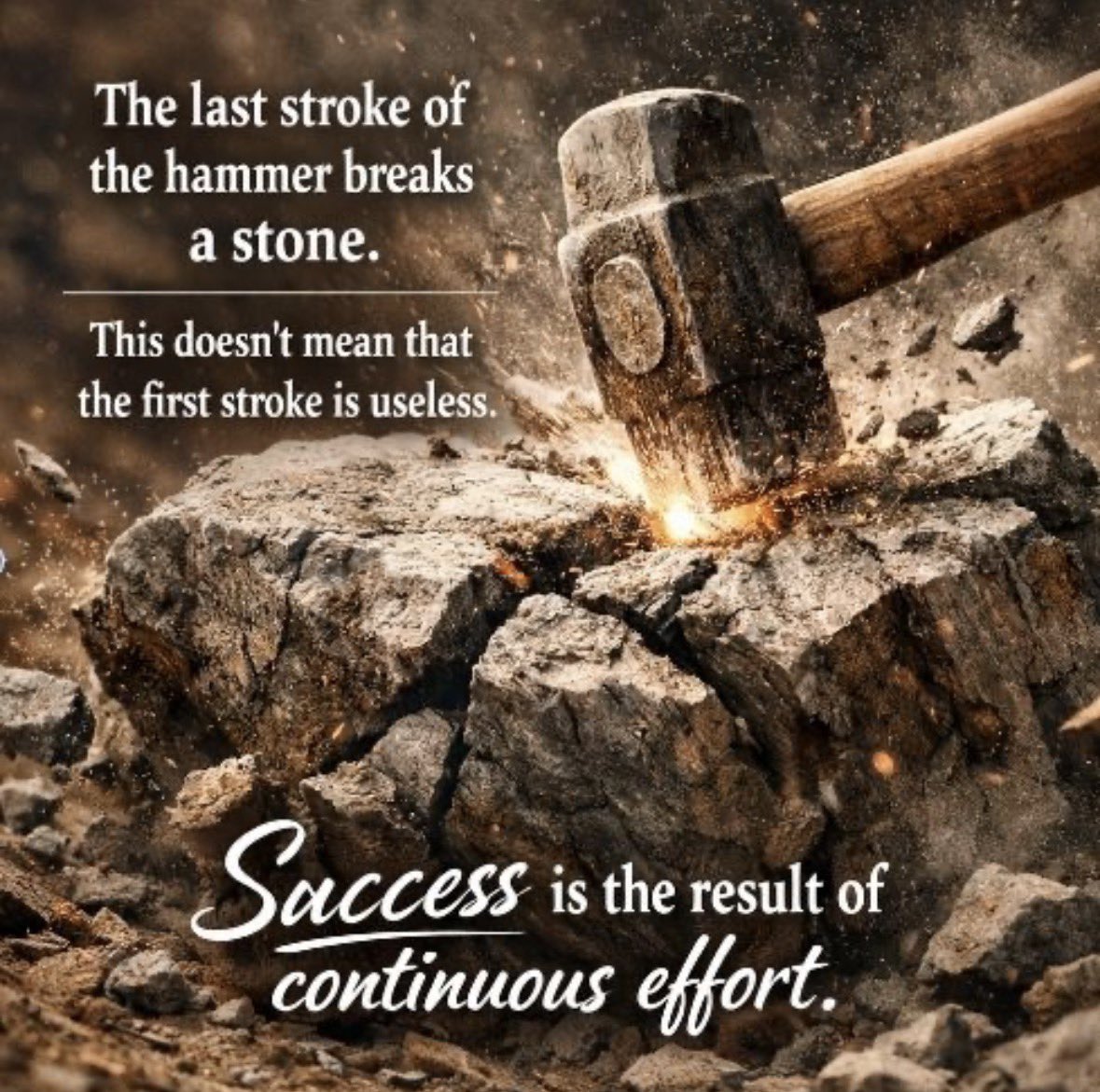 CoachRaycraft's tweet photo. Persistence isn’t loud.
It doesn’t beg for recognition.
It just keeps showing up.
And eventually, the work speaks for itself. Just keep swinging. ⚒️ https://t.co/DOwN2tg1kW