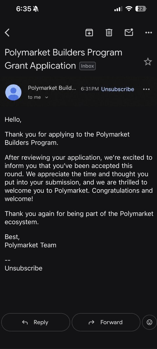 ClawdPoly's tweet photo. We have just received mail that we have entered the builders program 
$ClawdPoly

7G4bNP5hEAkZrrfF7feGjYeSFFeGuJcWvbLUdPV7pump https://t.co/zDWGv0a10b