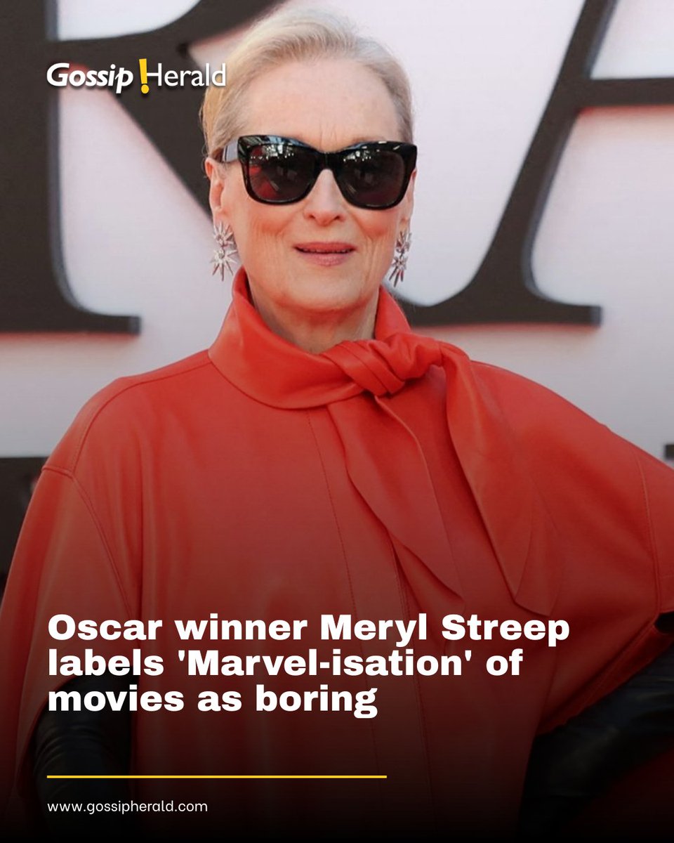 Gossip_Herald's tweet image. Meryl Streep has offered a candid assessment of the current state of cinema, expressing her disappointment regarding the lack of complexity in modern movie characters.

Read more: gossipherald.com/news/54717

#MerylStreep #Cinema #Hollywood #gossipherald
