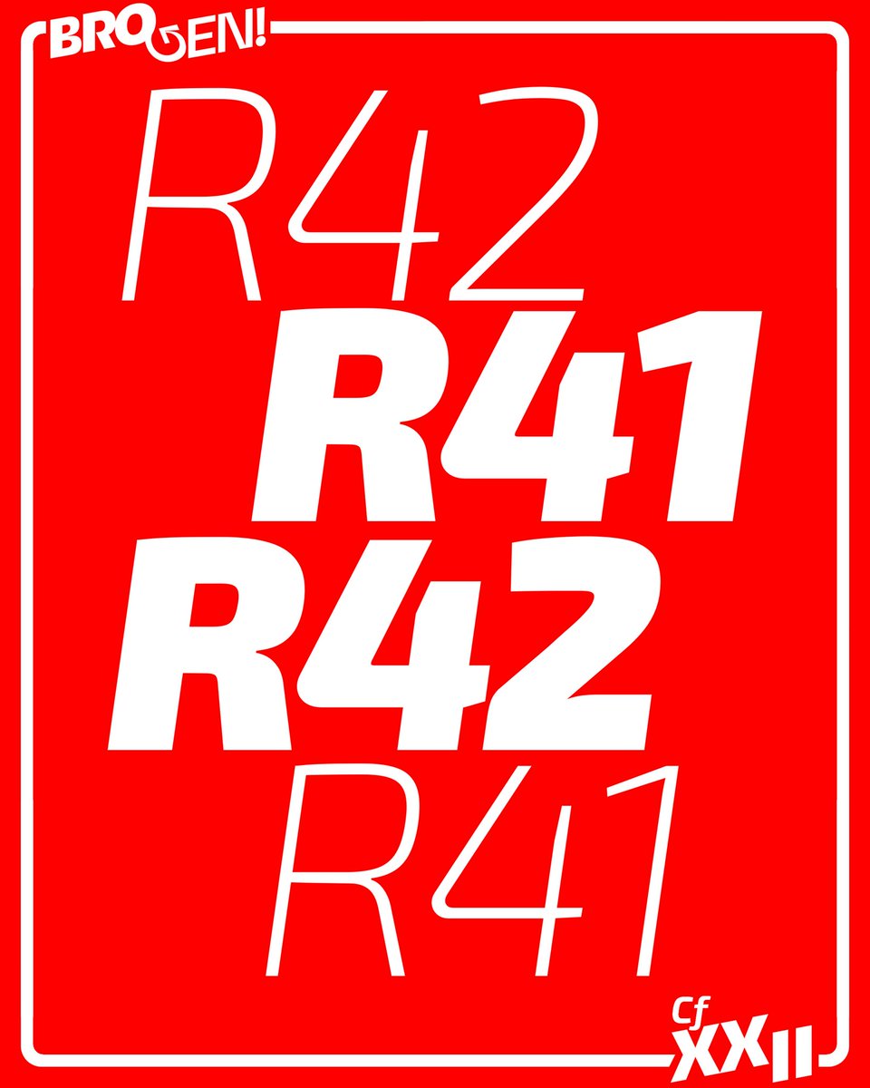 Wyzarudo! | Brogen CF22 R41-42 tweet media
