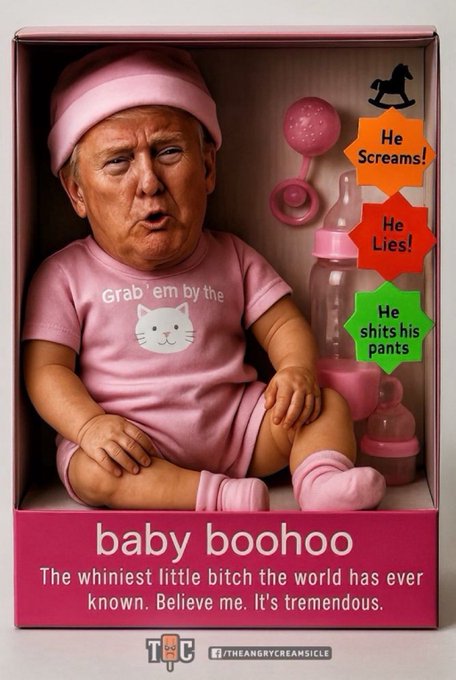 TheGr8Illusion's tweet image. Donald tRump is the most immature, whinny, temperamental, deranged person in the history of the world!

#TrumpPedoFiles #TrumpEpsteinCoverup #ReleaseTheEpsteinFiles #EpsteinClientList #EpsteinFiles #EpsteinTrump #TrumpEpsteinPedoFiles #PedoPresident #PedophileInChief
