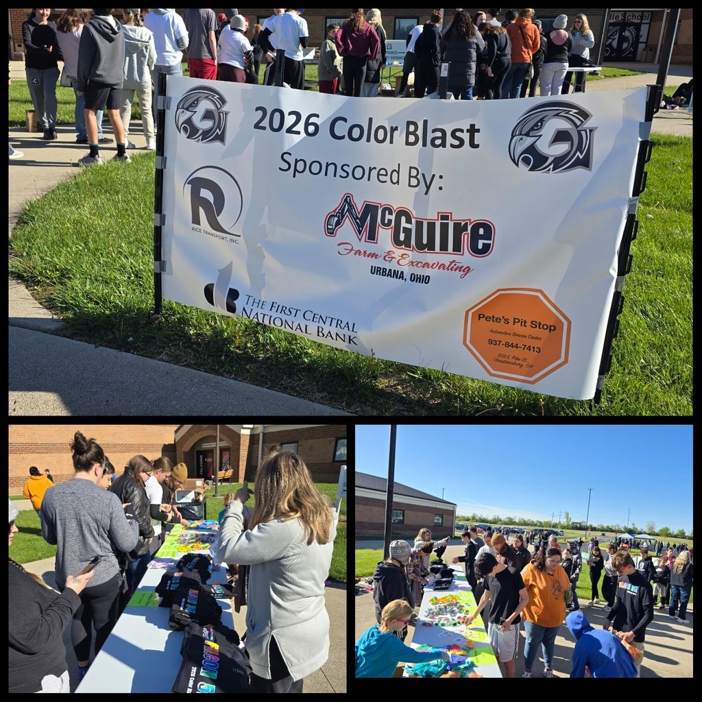 GrahamMidSchool's tweet photo. Today is the Day! 2026 Graham Color Blast. Raising funds for GMS student organization and academic competition costs. huge shoutout to our Sponsors, Volunteers, and participants! We will welcome over 190 participants this year!!! https://t.co/CPR5cBA9e9