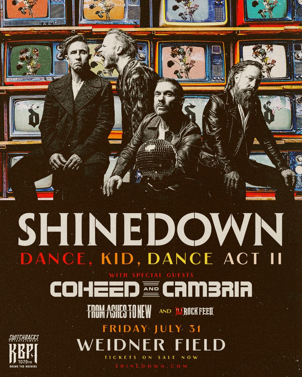 WeidnerField's tweet image. Adding another special guest to the lineup: From Ashes to New 🔥

Tickets are on sale with the link below. See ya at Weidner Field on July 31 👊

bit.ly/4teP4PE

#concerts #weidnerfield