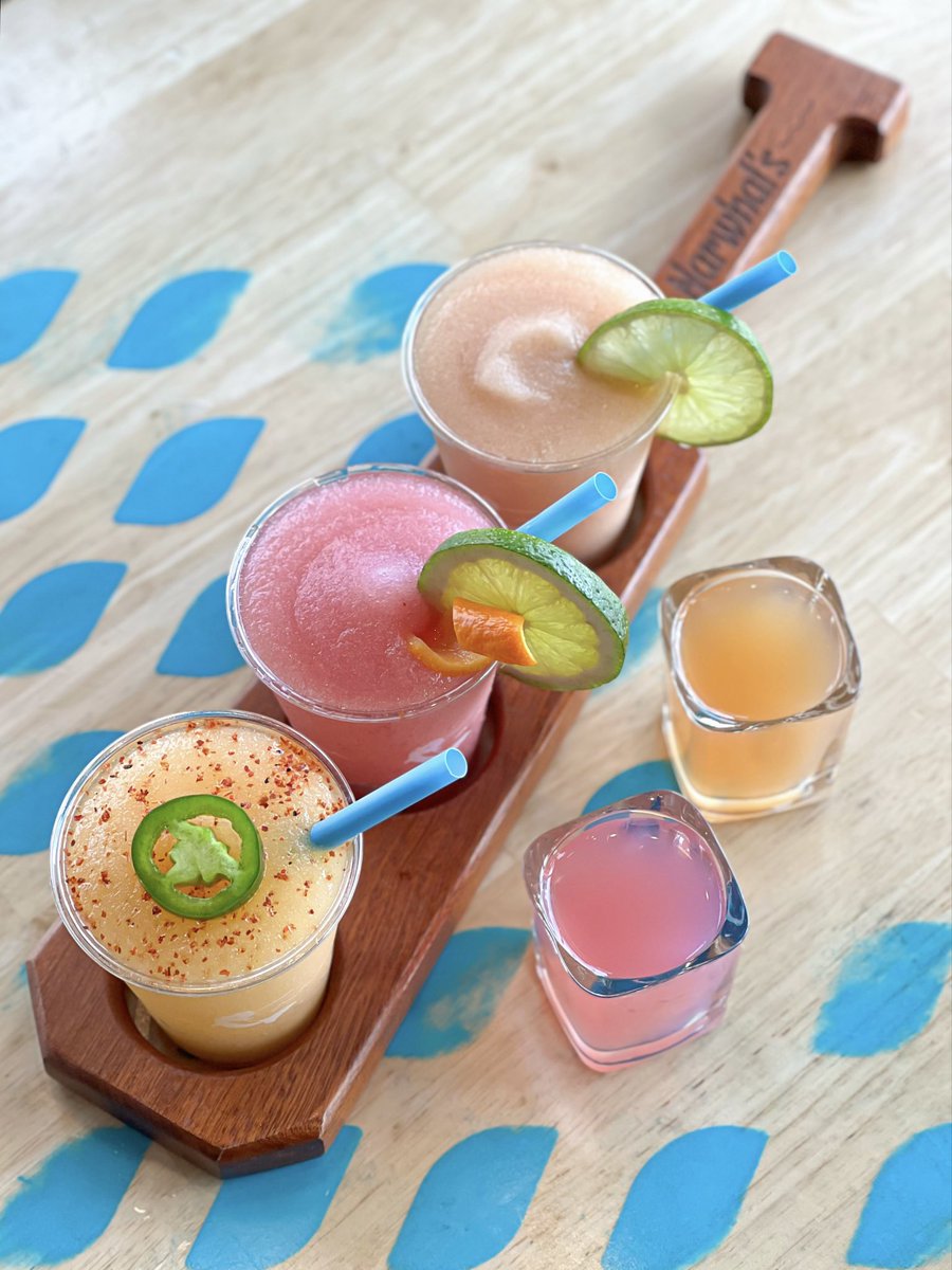 narwhalscrafted's tweet image. Add this to your to-do list this weekend. ✅🍹 The $25 Cinco de Mayo Bundle — Tres Margaritas Flight (Spicy Peach 🍑🌶️, Prickly Pear 🌵 Guava Passion Fruit 🍋‍🟩) plus a Chile Guava Shot and a Coco-Rita Shot. 

Available April 30th – May 5th.

 #CincoDeMayo #StLouis #Edwardsville