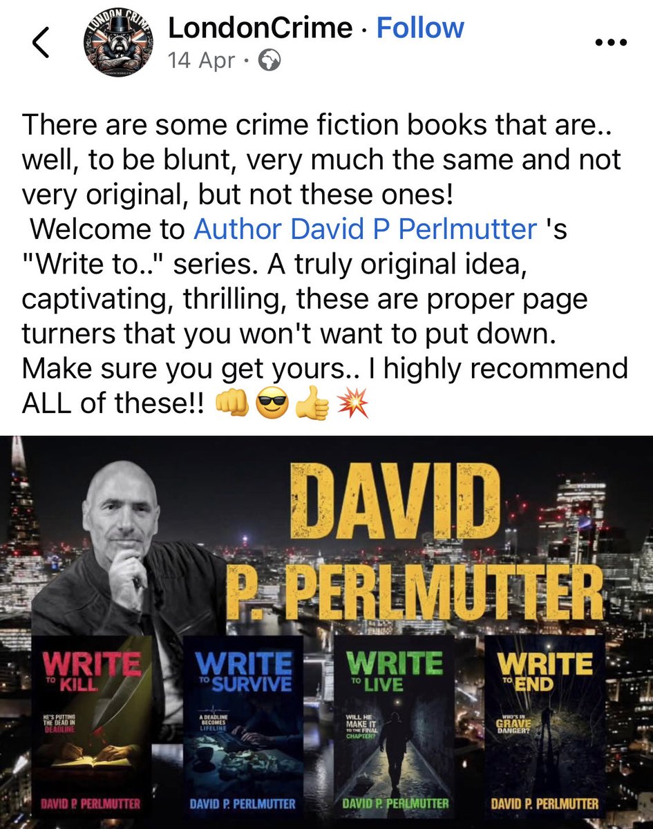 David P Perlmutter - Author. Actor. Dreamer. ✍🏼🎬 tweet media