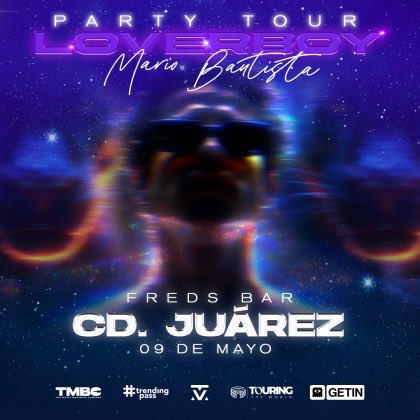CrewMBcdjuarez's tweet photo. 🚨 ¡Falta solo una semana! 🎉  

Mario Bautista regresa a Cd. Juárez con su Party Tour LoverBoy 🔥  

✨ Nueva música  
🤝 Convivencia  
🎉 Diversión 

No te quedes fuera y vive una noche increíble 💥  

🎟️ Compra tus boletos aquí:  
https://t.co/cG032nlHqK https://t.co/Nh47b7mqKi