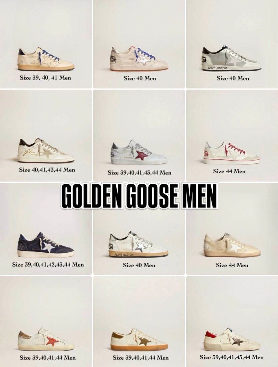 sneakerboxmnl's tweet photo. 2026 COLLECTION: GOLDEN GOOSE MEN
₱35,000.00 only below retail price

ORDER YOURS TODAY! 
Details on photos
ETA 7-10 days

We accept Cash, Gcash, Maya, Bank Transfer, Debit/Credit Card payment.
Ships nationwide. https://t.co/l37cQg4tYn
