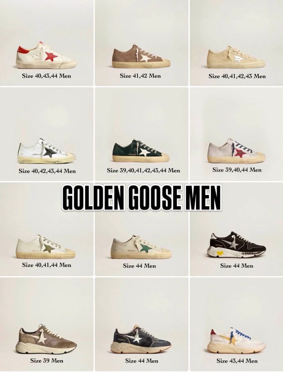 sneakerboxmnl's tweet photo. 2026 COLLECTION: GOLDEN GOOSE MEN
₱35,000.00 only below retail price

ORDER YOURS TODAY! 
Details on photos
ETA 7-10 days

We accept Cash, Gcash, Maya, Bank Transfer, Debit/Credit Card payment.
Ships nationwide. https://t.co/l37cQg4tYn