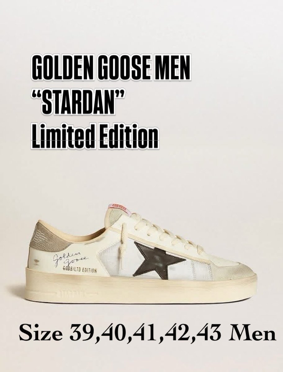 sneakerboxmnl's tweet photo. 2026 COLLECTION: GOLDEN GOOSE MEN
₱35,000.00 only below retail price

ORDER YOURS TODAY! 
Details on photos
ETA 7-10 days

We accept Cash, Gcash, Maya, Bank Transfer, Debit/Credit Card payment.
Ships nationwide. https://t.co/l37cQg4tYn