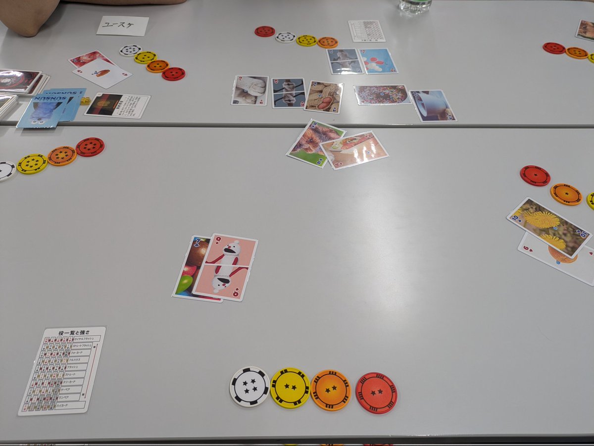 BoardGame_Lilac's tweet photo. 今日は第108回ボドゲ会！
新しく来てくれた人もいて、15名の参加者で遊ぶことができました〜

2枚目の写真は、スペースクラフトの様子。
完成したのは金槌のような謎の物体ですが、これでも1位になった立派なロケットなのです！
#ボドゲ会Lilac #ボードゲーム https://t.co/4URvmI93mW