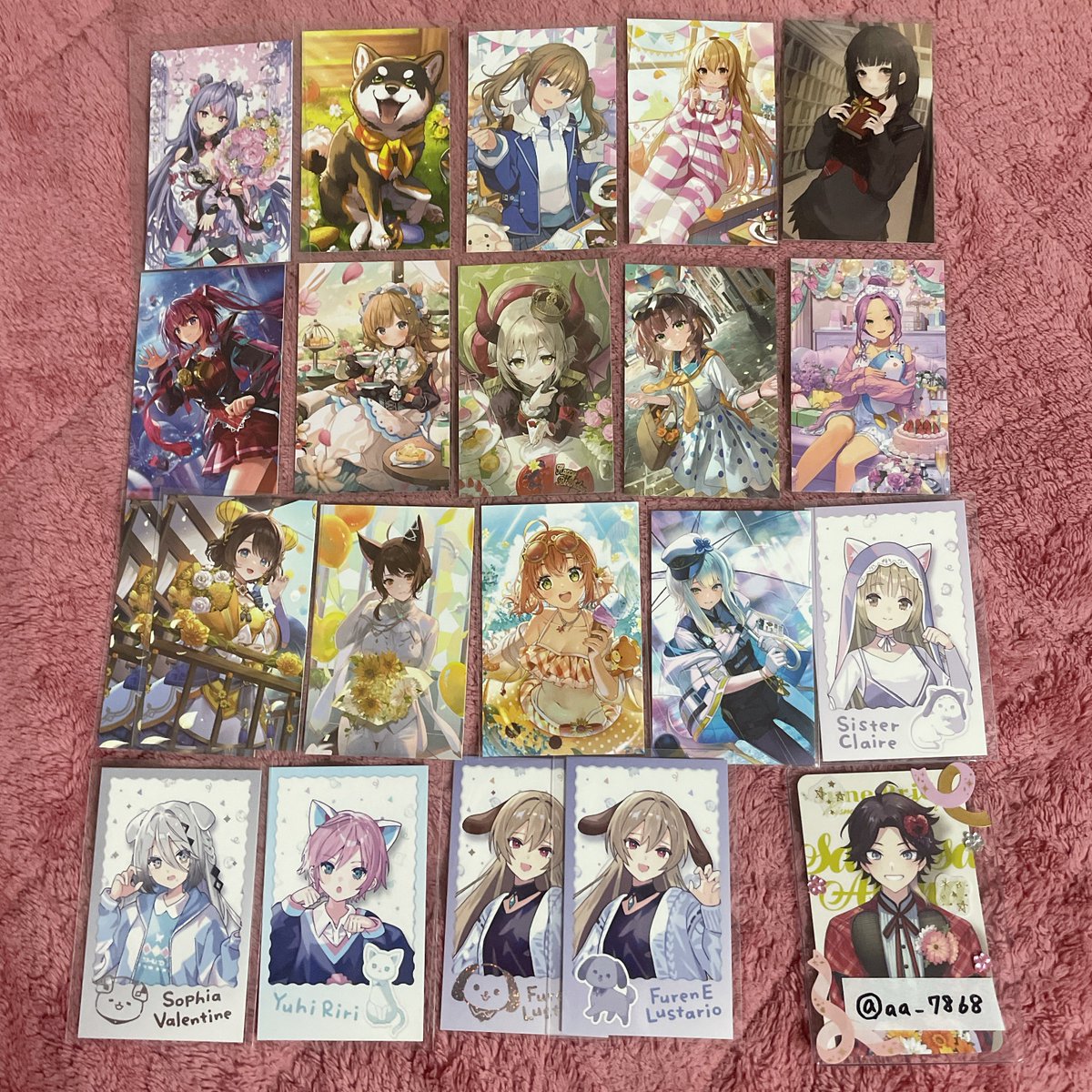 aa_7868's tweet photo. 【交換】にじさんじ チェキ風カード ボイスビジュアルカード ノスタルジア OS特典 にじさんじウエハース

譲：画像1～8枚目
求：ﾘﾄﾘﾝ参照(https://t.co/Wv3M2tn2Zc)
👑が付いているものは👑との交換のみ

郵送交換のみ
お気軽にお声掛け下さい https://t.co/JJL8qVNRSU