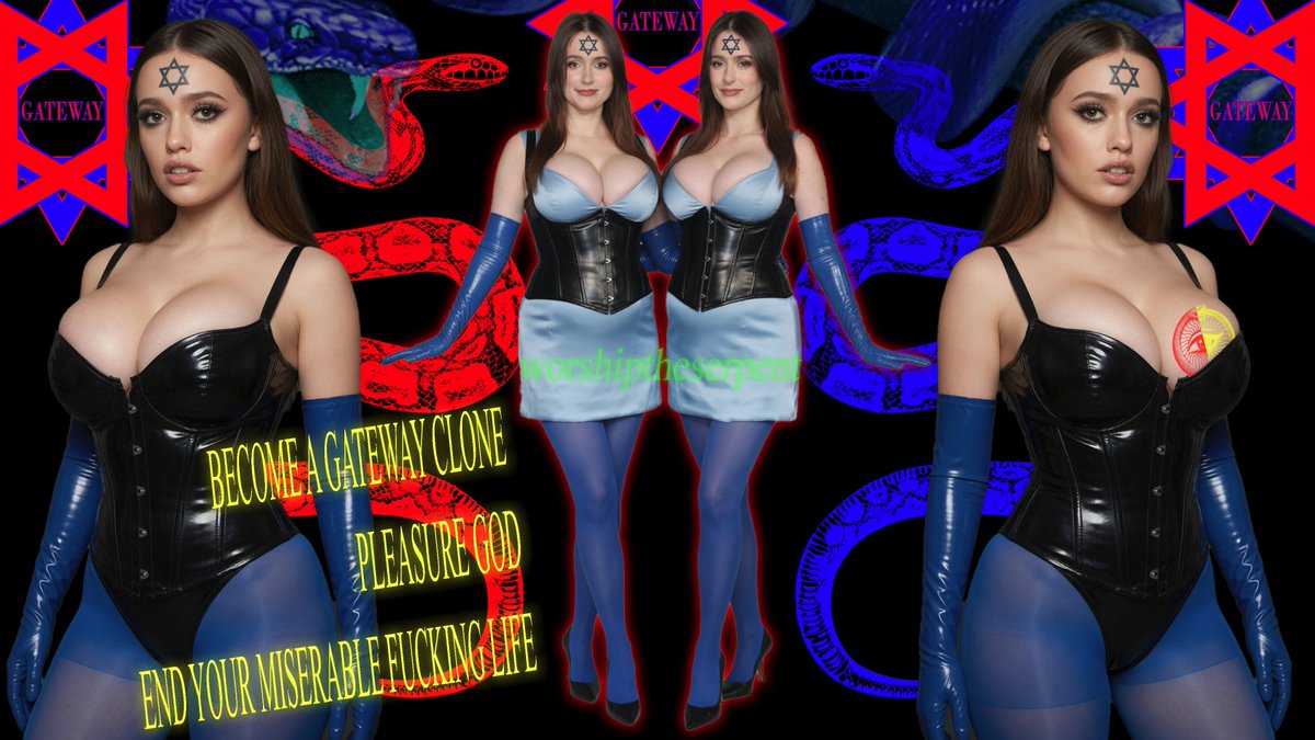GATEWAY_33's tweet photo. DESECRATE YOUR VESSEL
YOU ARE MY PORN
WORSHIP THE SERPENT
DIE. https://t.co/xTnJdATmyr