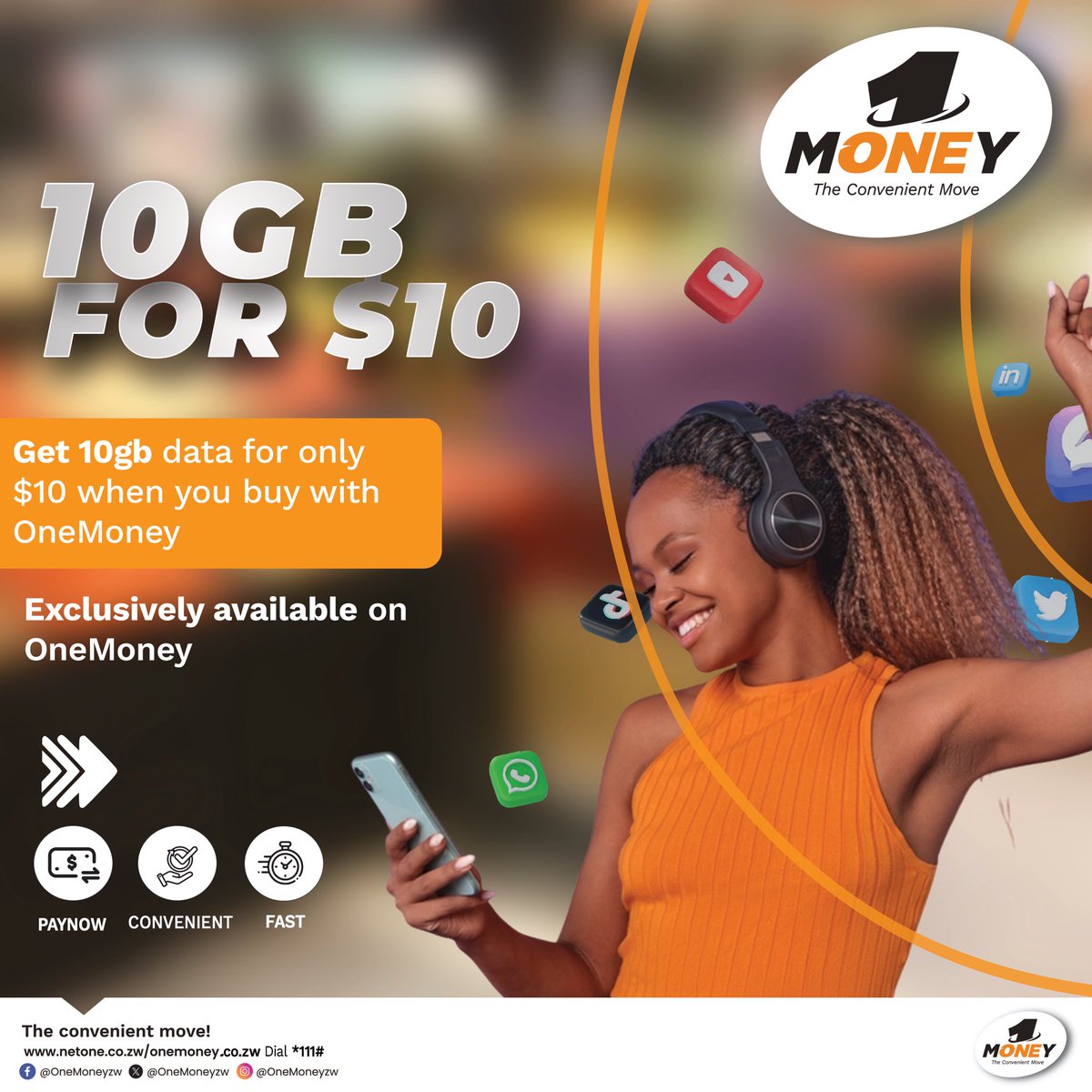 NetOne Cellular tweet media