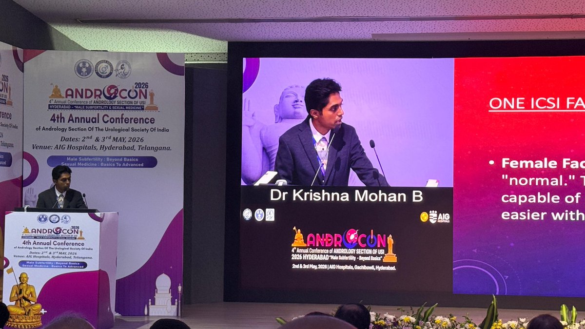 drbkmsurgery's tweet image. Had a great debate on a common scenario of failed ICSI TESE vs Ejaculated sperm. The topics discussed in Androcon today were very practical and useful. Thanks to the Androcon organizing committee for the opportunity and for conducting a wonderful Conference. 

#faculty #speaker