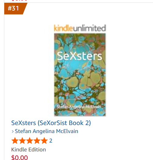 stefanangelinaM's tweet image. Wow!
'Sexsters' is an Amazon bestseller in three categories
#31 in Erotic Science Fiction
#41 in Alien Invasion Science Fiction eBooks
#74 in Action &amp;amp; Adventure Erotica
Don't miss out
Download yours today
#LimitedTimeOffer 
amazon.com/SeXsters-SeXor…