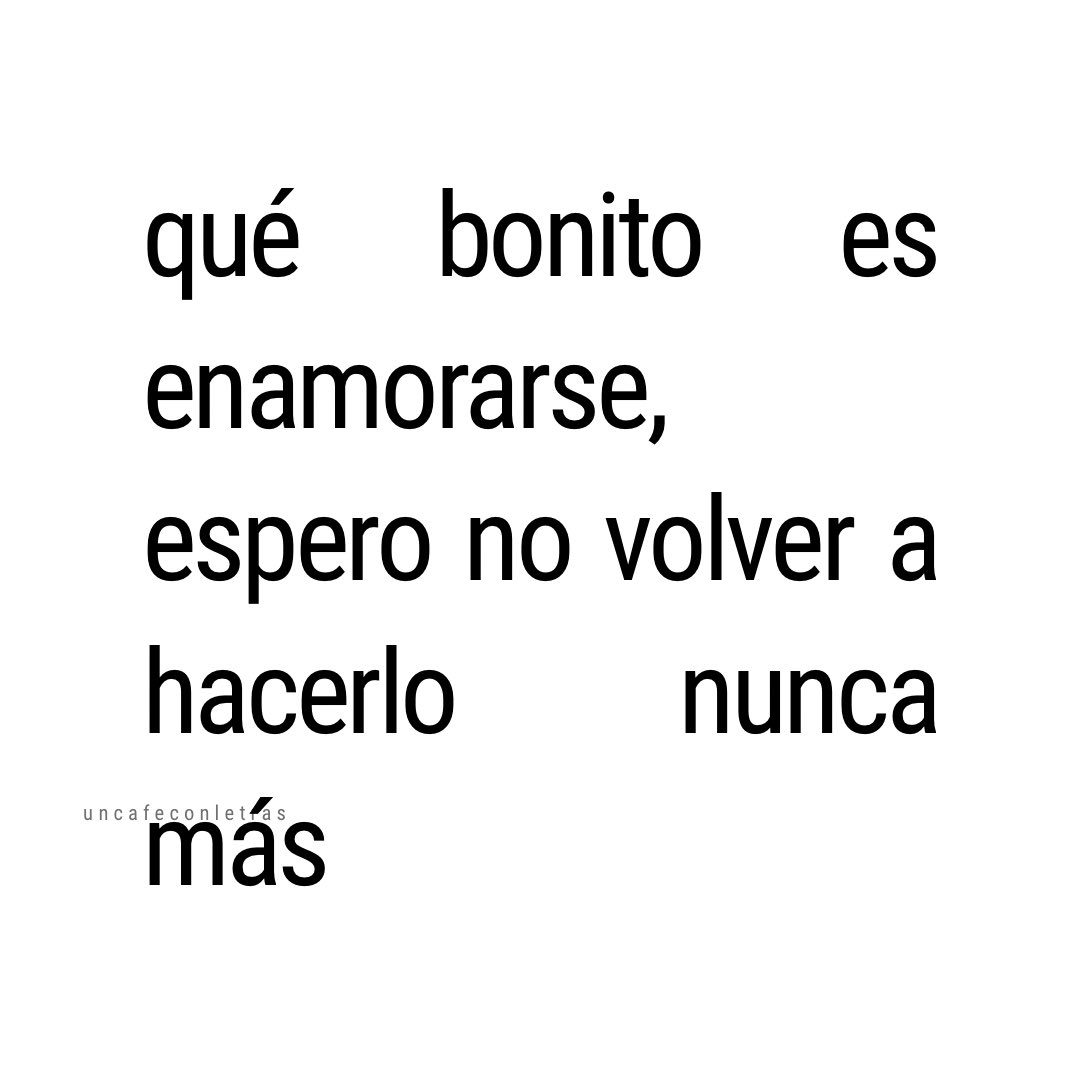 Un café con letras tweet media