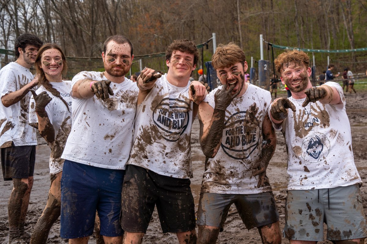 UConnRec's tweet photo. Lights, Camera, MUD! 🎬🏐 OOzeball 2026 was a success! Thank you to everyone who helped make the day possible. From start to finish, we proved we’re all in this ooze together! 🐾 https://t.co/hxT1r0IRib