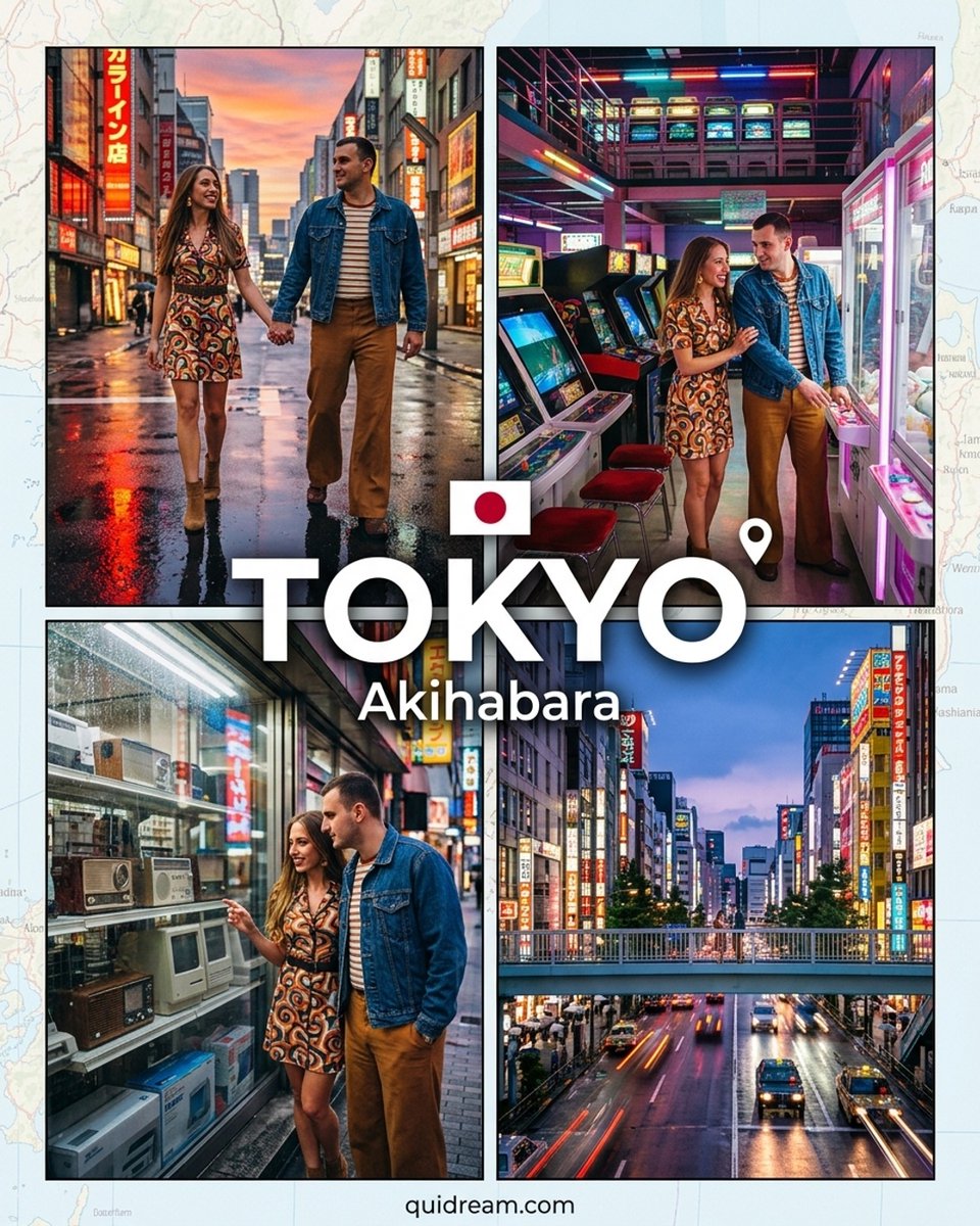helloquidream's tweet image. Rainy sunset in Tokyo, Akihabara. ✨ Imagine discovering your next trip with Quidream. Plan, connect, explore. Download now and turn dreams into reality!

#Tokyo #Akihabara #TravelApp #Quidream #Japan
