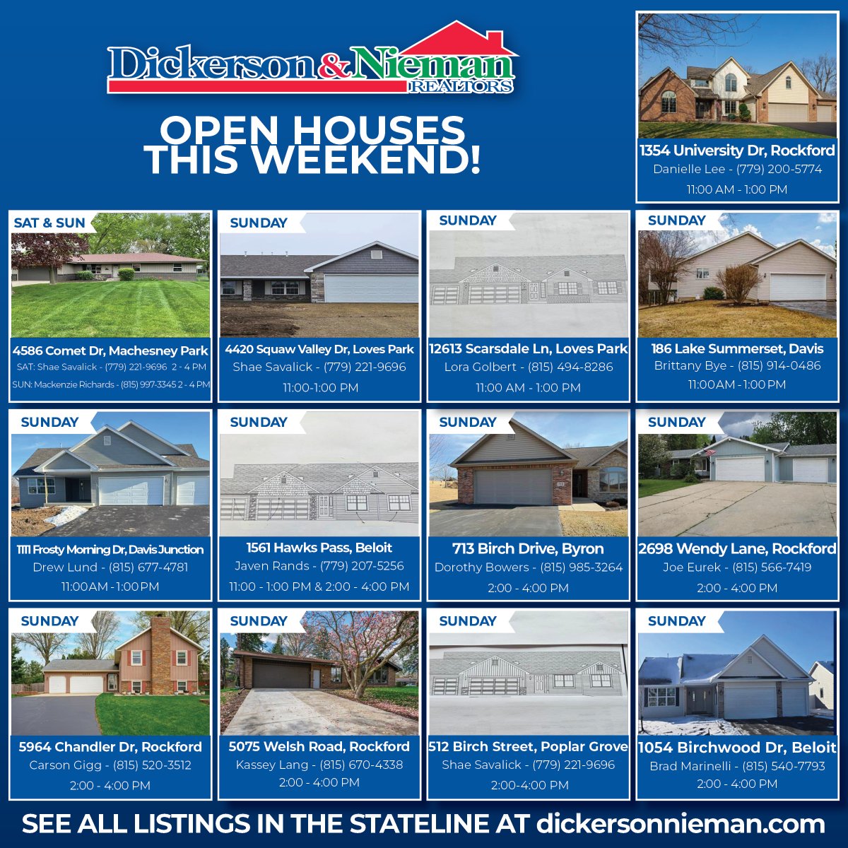 DNRealtors's tweet image. Dickerson &amp;amp; Nieman's Open Houses this weekend! 🏡

For a complete open house list in the 815, please see the link below. 👇
bit.ly/815OPEN
#DNRealtors #815RealEstate #OpenHouseSunday