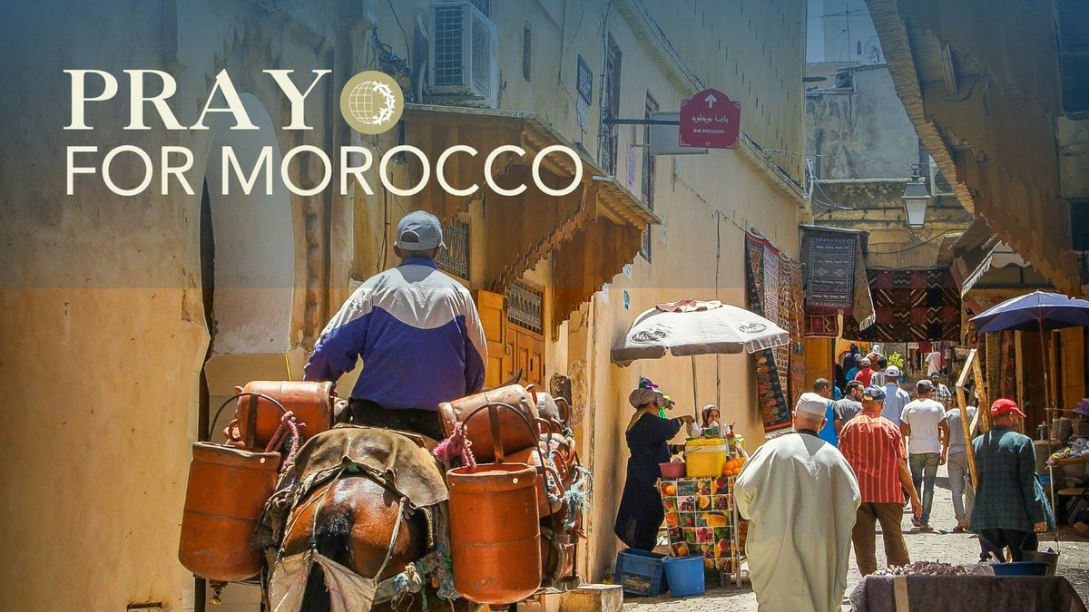 VOMC's tweet image. Morocco: Pray that new churches will be established despite governmental restrictions and obstacles.

#Morocco #PersecutedChurch #Christian #Pray #VoiceoftheMartyrsCanada