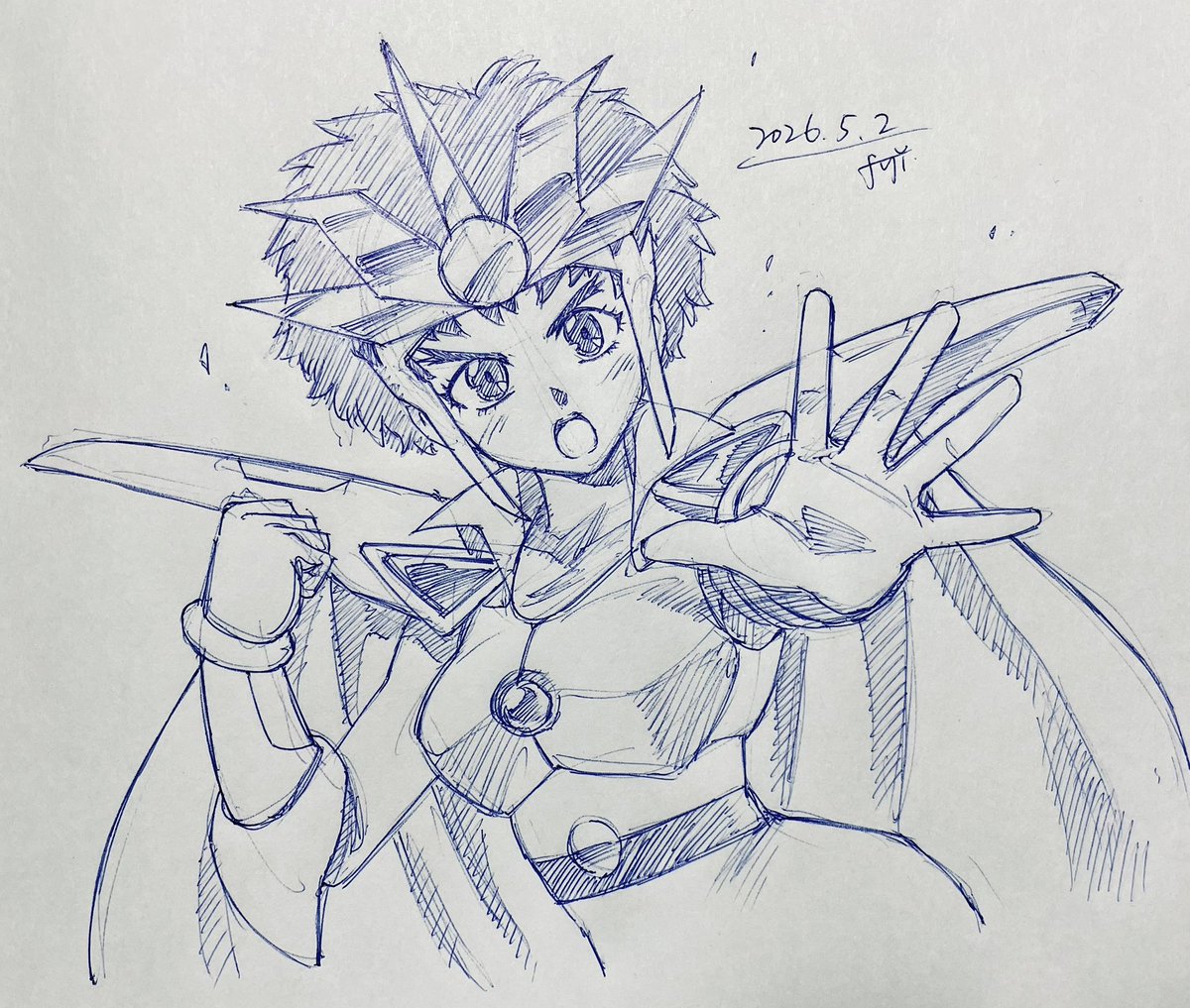 fuji_syuji's tweet photo. #おやすみイラスト
グランゾートの大地女体化というマニアックなご依頼🙃
大地が少年すぎてなかなかに困りましたw
#落書き
#グランゾート https://t.co/YwU764jAZ8
