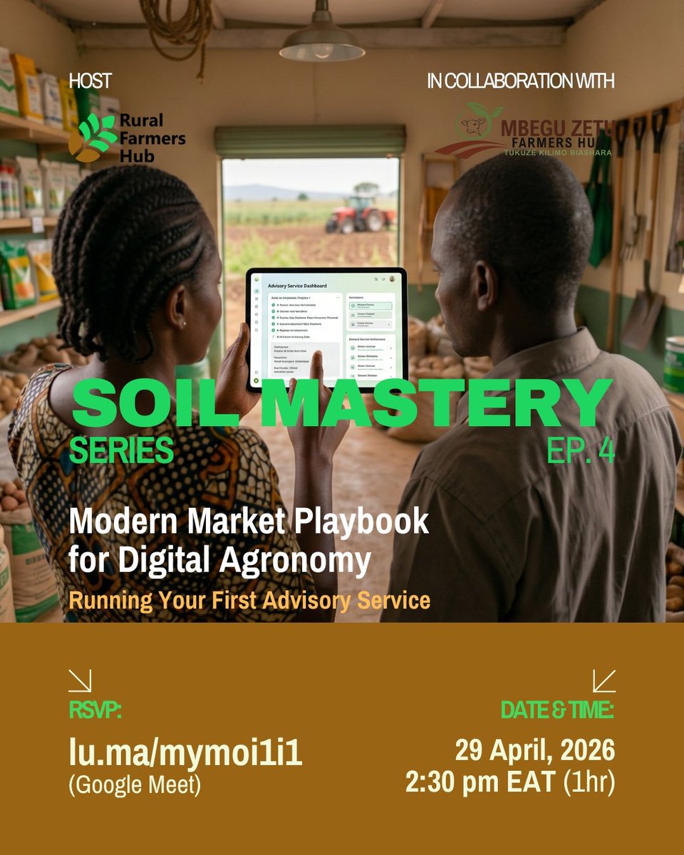 Available everywhere you podcast, and on YouTube (Soil Mastery Series):

rss.com/podcasts/soil-…

youtube.com/@ruralfarmersh…