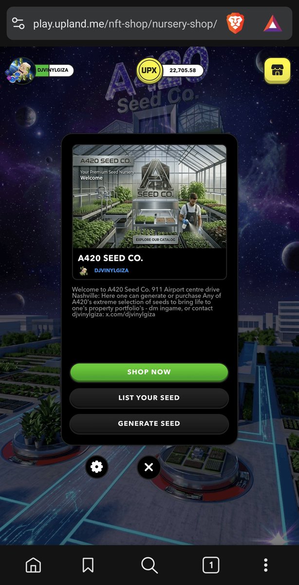 DJVINYLGIZA's tweet photo. Just generated my 1st ever ultra rare white rose from the new A420 Seed nursery in Nashville + several other Rare Seeds that have been generated - one can visit & generate our Extreme Seeds at the lowest of prices here: ๐
@UplandMe ๐๐ฅณ #Uppies #Sparklet #Seeds https://t.co/kx8A64jzIh