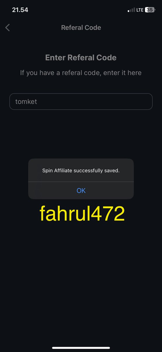 fahrul472's tweet photo. @TomketLovers @TrivExchange @GabRey99 real sudah daftar pake reff 
izin bang 0xd120e5856760e4F38953e8b8D36a28b5a7B14A45 https://t.co/cbqLa0a4vf