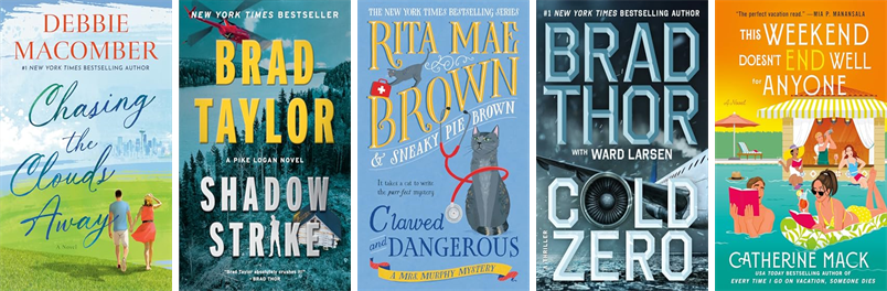 JDC_Library's tweet photo. This week the Jeff Davis County Library has twelve new books.  New items include Chasing the Clouds Away, Shadow Strike, Clawed and Dangerous, Cold Zero, This Weekend Doesn't End Well for Anyone, A Fish Like Me, and The Elephant Whisperer. https://t.co/DkHLHupeVy https://t.co/Ed8laLAJXx