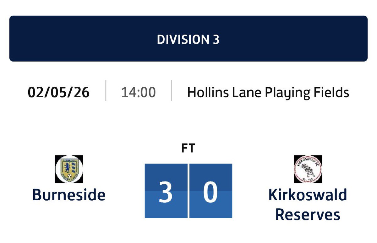 Burneside FC tweet media