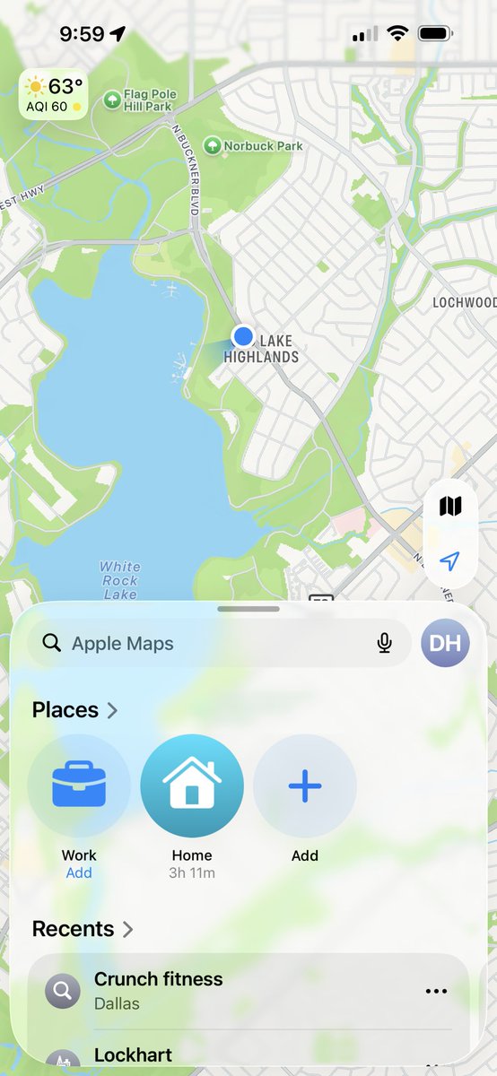 If I’m Apple I’m getting Maps AI pushed live this year 

Instead of pushing users off the Maps app to Claude/Gronk/gpt whatever just have a lil chat box that says

 “what do you want to do today?”

Especially useful when traveling / in unfamiliar places
