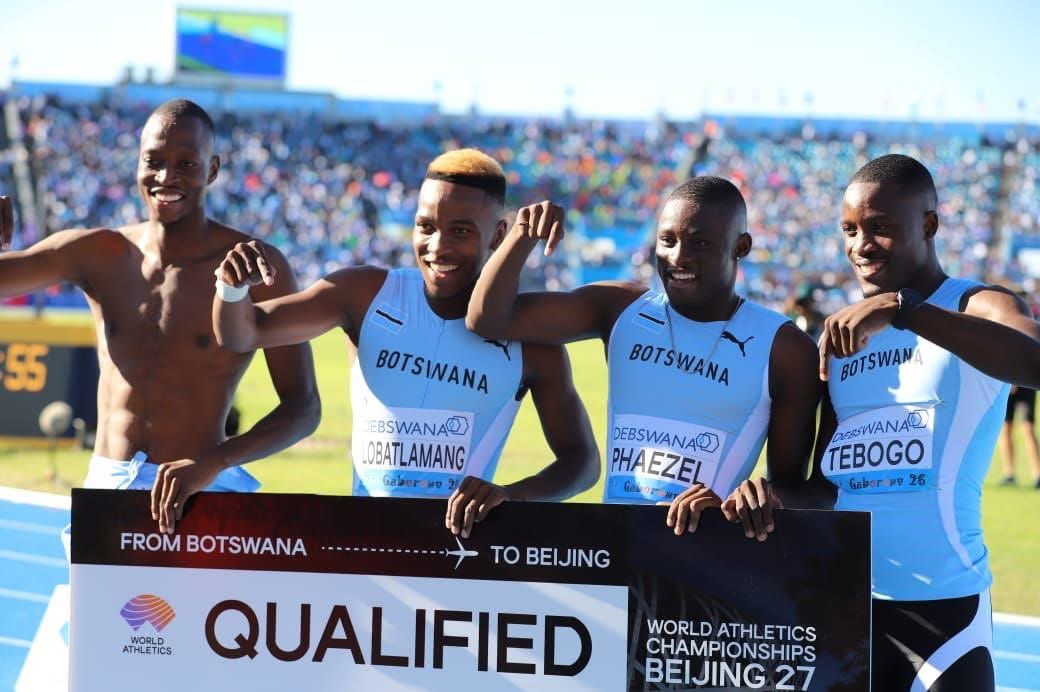 EverythingBW66's tweet photo. Two finalists for Botswana - Menβs 4x100 and 4x400m. #WorldRelays #TeamBW https://t.co/sNE5fKzEzQ