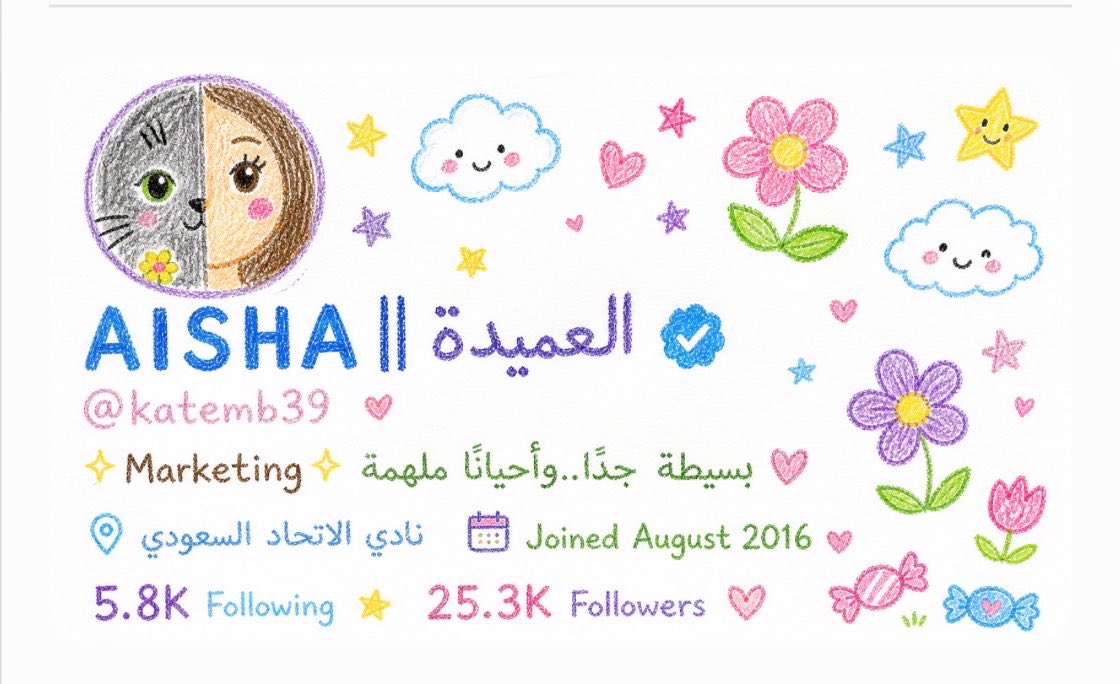 ‏ العميدة || AISHA tweet media