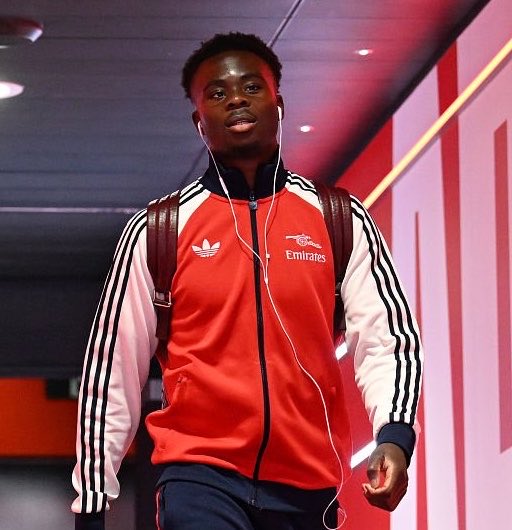 ArsenalBuzzCom's tweet image. 📸| Bukayo Saka starts! 🔥 #afc