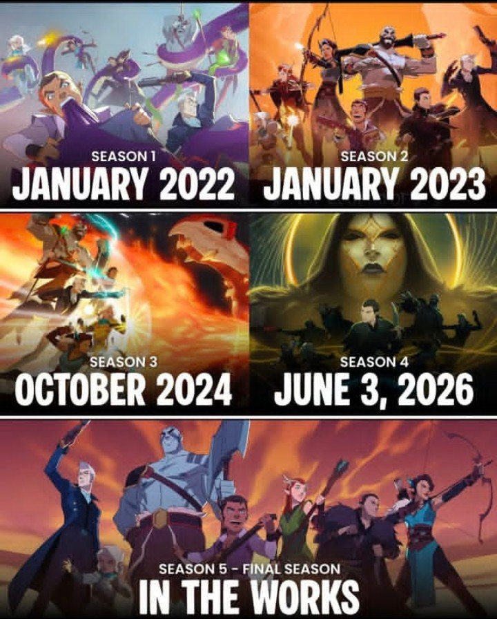 A show I think should get the same love as Invincible is this one! The story and plot isn’t perfect but DAMN is it worth a watch!! Check out Vox Machina on Prime.