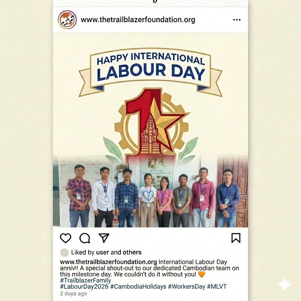 TrailblazerFdn's tweet image. Happy Labour Day Weekend!  

The holiday started yesterday, but the celebration continues! To our Trailblazer Foundation team: thank you for building a stronger Cambodia. 

  thetrailblazerfoundation.org

#LabourDay #Cambodia #cleanwater