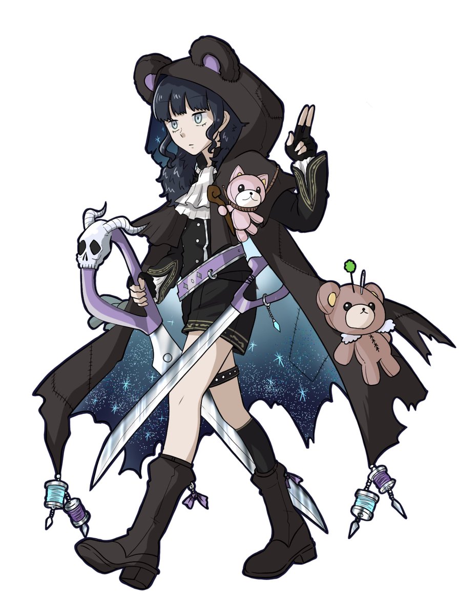 EBOTO_MUKO's tweet photo. @nightowlmagic 便乗した自キャラバージョンと使った立ち絵もドウゾ https://t.co/JY63MYxAiZ