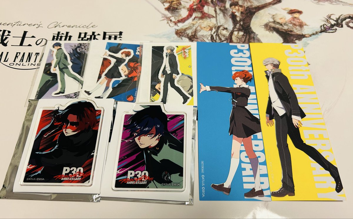 【交換】
ペルソナ P30th アトレ
アクリルステッカー 特典しおり ガラポンダイカットステッカー

譲：P1、P3F、P5X
求：同種P2罪>同種P2罰

郵送対応のみ
お気軽にお声がけください！
よろしくお願いいたします……！