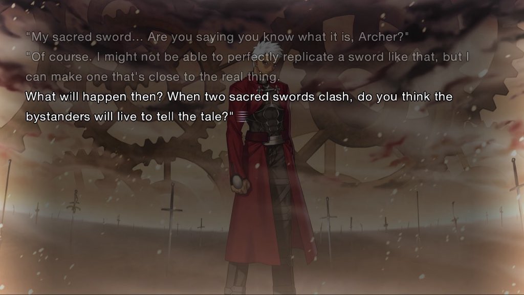 valor_phoenix's tweet image. So not only was it shown in the VN, now the manga, add to archer saying he can in the VN and doing so in a manga and you’ll STILL see some argue they can’t project Excalibur 😒 #emiyashirou #Fateseries #FateStayNight #FateHollowAtaraxia #Typemoon #Tsukihime #Fgo #FateGrandOrder