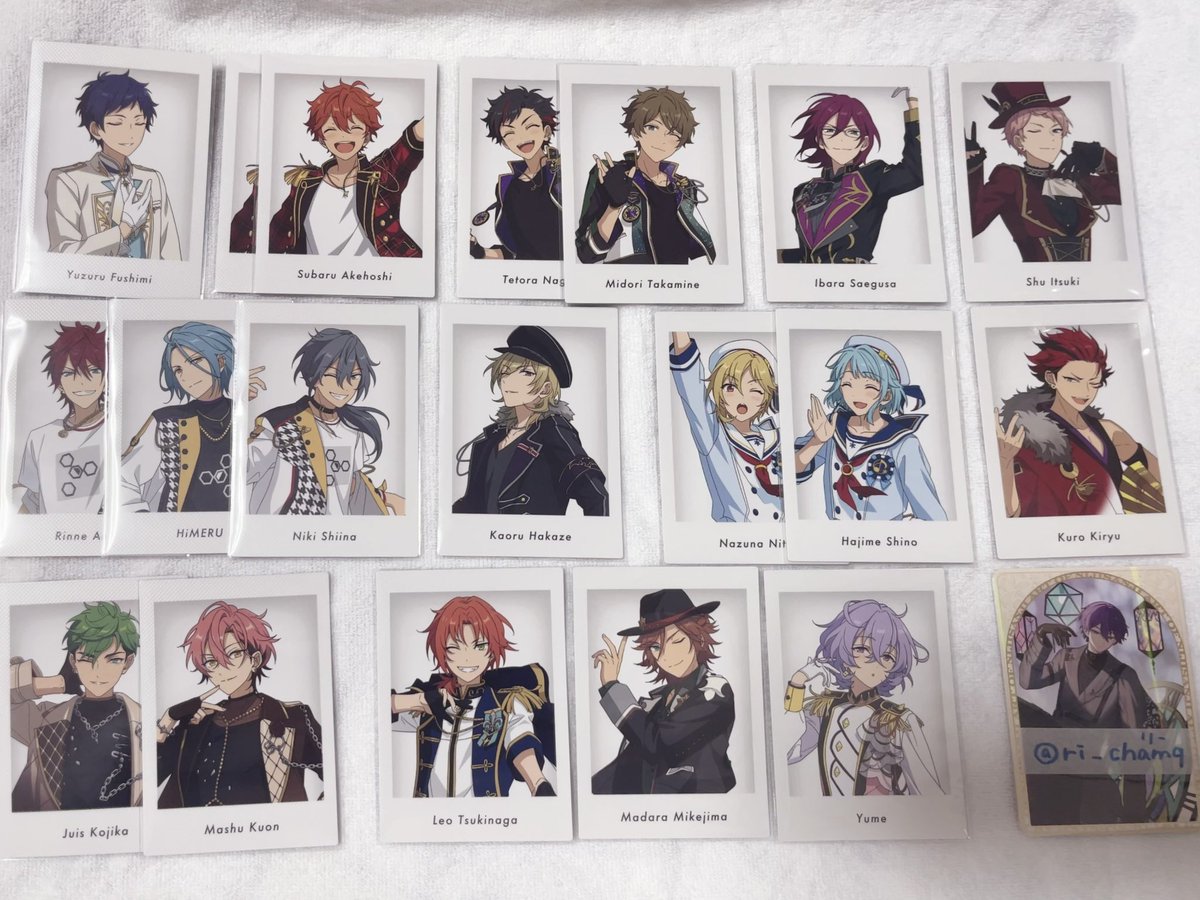 ri_chamq's tweet photo. 〖 交換 〗
あんスタ 10周年 ぱしゃっつ 特典

♡譲　画像

♡求　司 

・郵送希望
お気軽にお声かけください⭐️ https://t.co/DKjZBybKYL