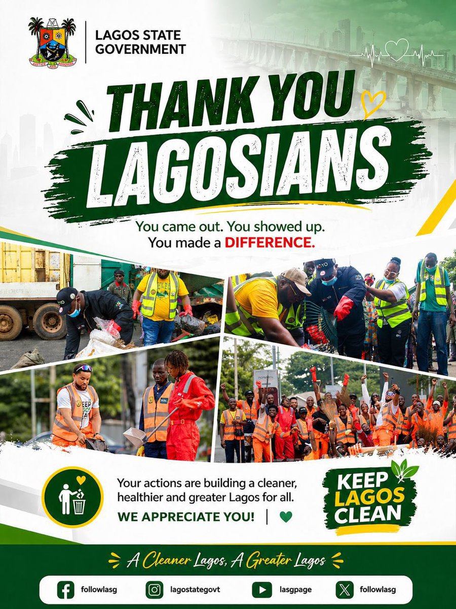 The Lagos State Govt tweet media