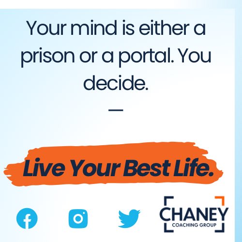 WTChaneyjr's tweet image. Your mind is either a prison or a portal — and YOU hold the key. Choose wisely to open the door for your success. #LiveYourBestLife #SuccessTRAIN #Leadership #ThinkBigSundaywithMarsha