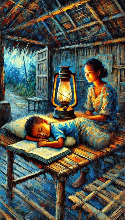 Prof_Tonio's tweet photo. Art of the Day! "Sleep now.". View at: https://t.co/bqH1bVIc7A https://t.co/UhXmjY7FNn