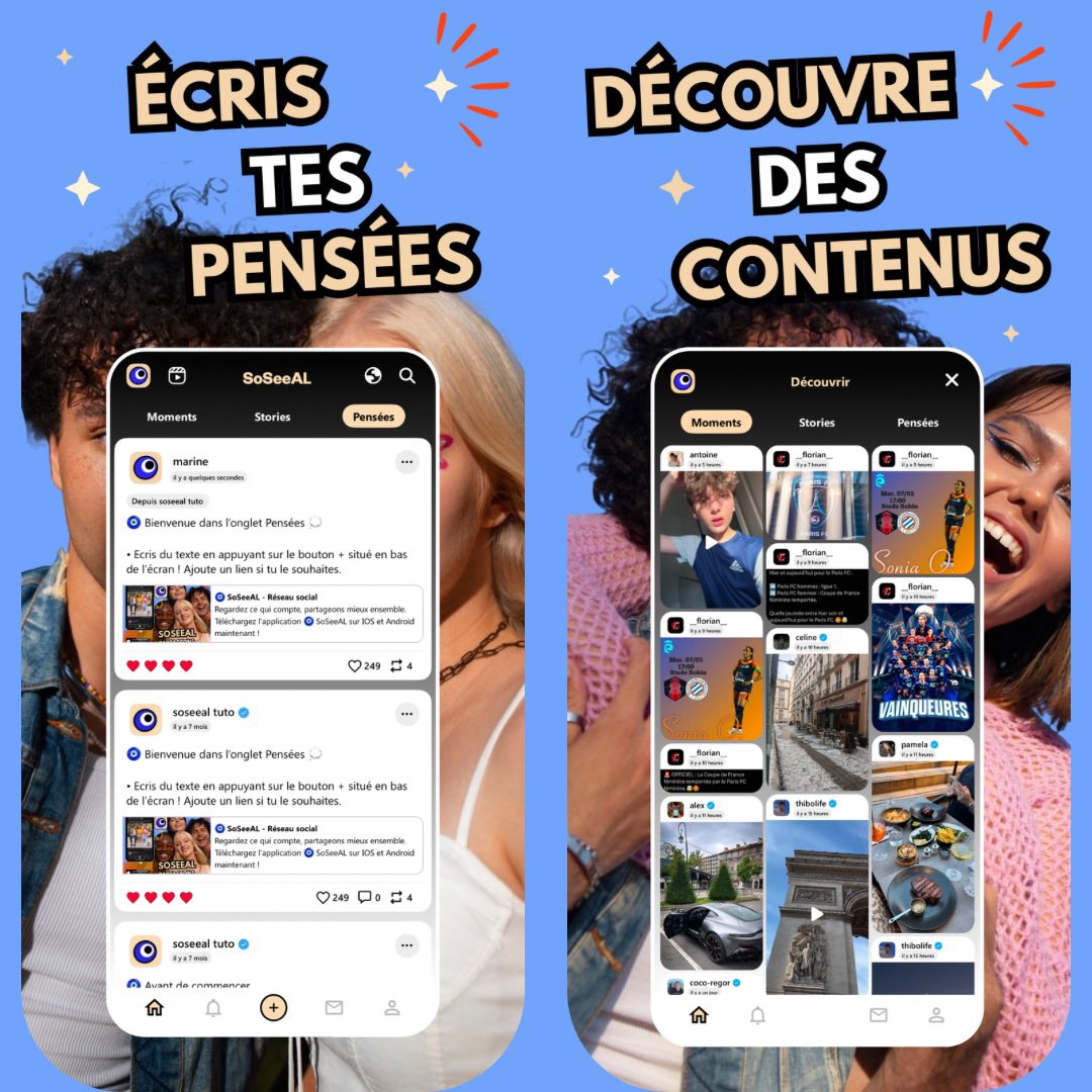 app_soseeal's tweet image. Les 1k likes deviennent la norme sur SoSeeAL, la communauté pousse les contenus toujours plus loin, continuez comme ça 👏🔥 #SoSeeAL #Communauté #Engagement #Créativité