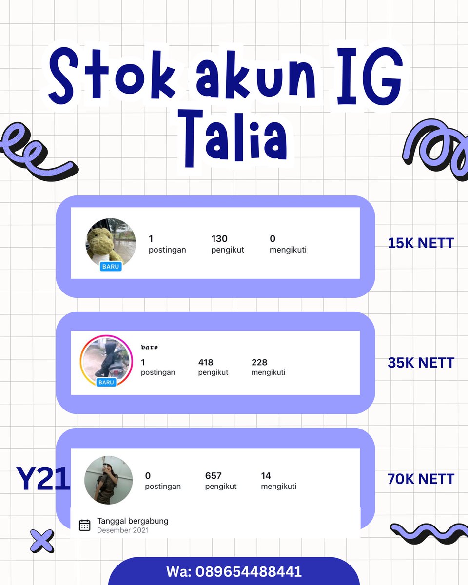 Jual Akun Ig tweet media
