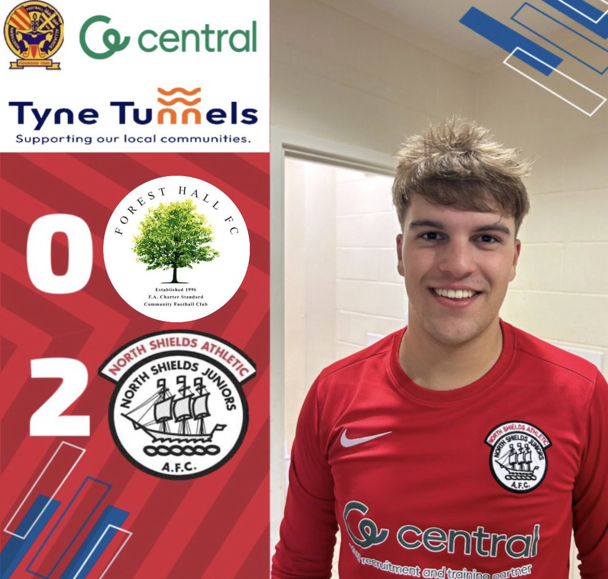 ath_res's tweet photo. 𝗥𝗲𝘀𝘂𝗹𝘁👏🏼
Forest Hall 0-2 Shields 

Not our finest performance by any stretch but it’s another 3 points and another massive step towards promotion.

⚽️Joel Green
⚽️Joel Green🅰️Addy Crass 

The Central Employment & Tyne Tunnels MOTM goes to Ollie Chaplin. Another good performance in the middle of the park! 

Focus turns to Wednesday when we travel to Gateway Park to face @Blyth_TownRes 

All the best for next season lads @ForestHallFC1 👍🏼

#UTR🔴