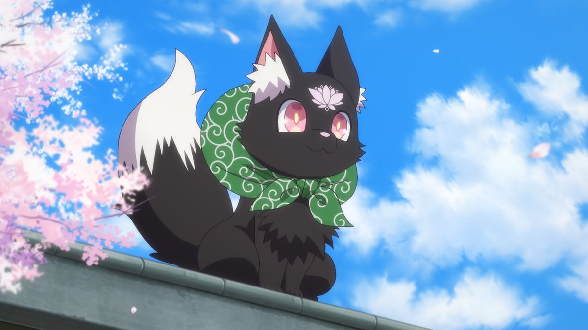kusunoki_anime's tweet photo. ┈┈┈┈┈🍃⛩️🍃┈┈┈┈┈
　　　　　   第6⃣話
　先行カット＆あらすじを公開
┈┈┈┈┈🍃⛩️🍃┈┈┈┈┈

TVアニメ「#神の庭付き楠木邸」
第6話の先行カット＆あらすじを公開✨

第6話『春の庭に、ぞくぞくとおこしやす』

女神から『閉じ込める力』を授かった湊は、その力を使いこなすべく試行錯誤を始める。が、なかなか上手くいかない。そんな中、湊は山神の勧めで山へタケノコ掘りに向かうが、そこに野生のクマが現れた……！