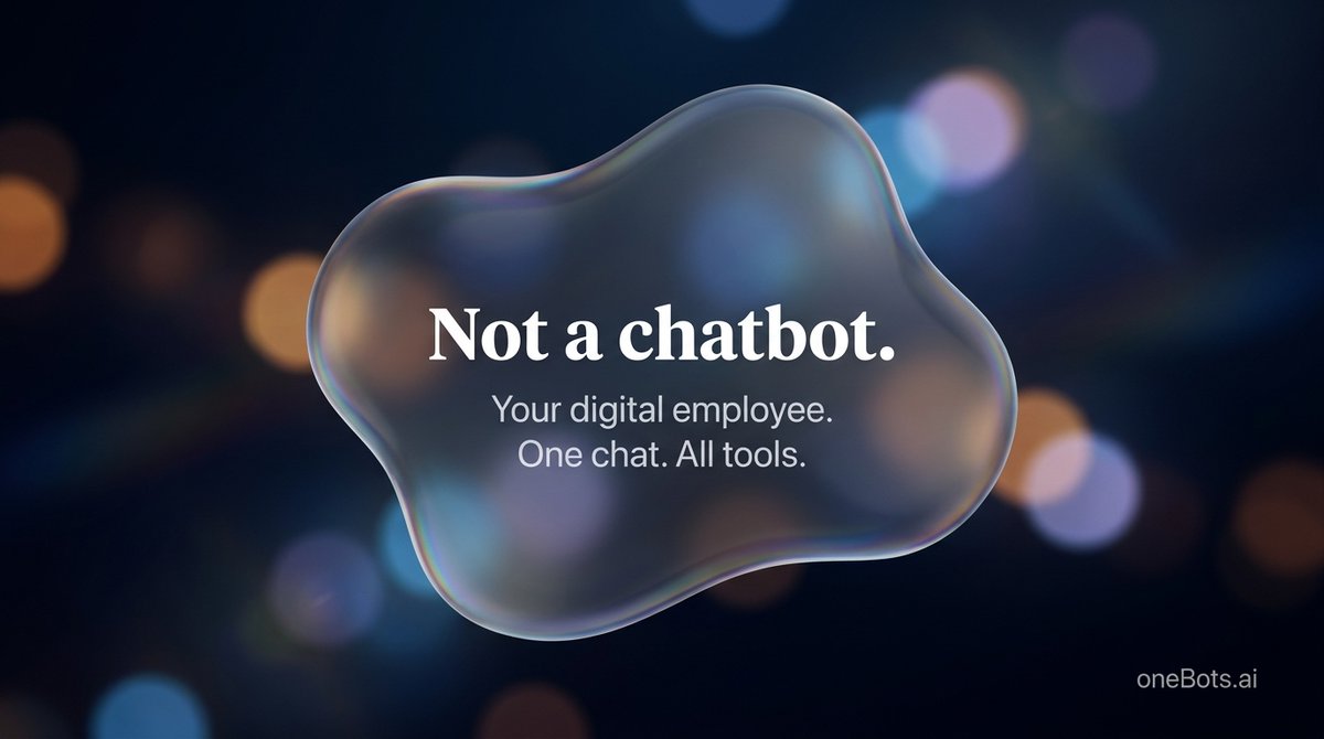 oneBots - the first digital employees tweet media