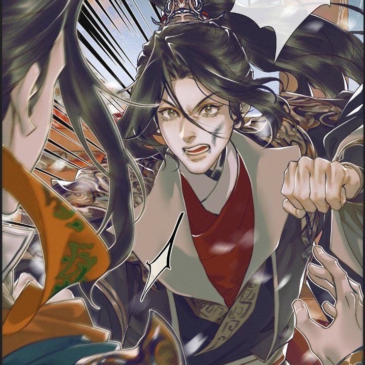 mu qing: our son called me a bitch today

feng xin: wtf?! where is that son of a bitch?!!

mu qing: